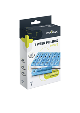 Vitaplus One week (day out) pill box