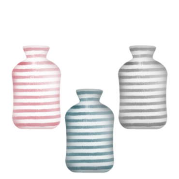 Life Hot Water Bottle + New Stripey Cover