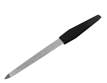 Luminesce Nailfile Saphhire Big In Black Rubberized Coating **WAS CODE F402**